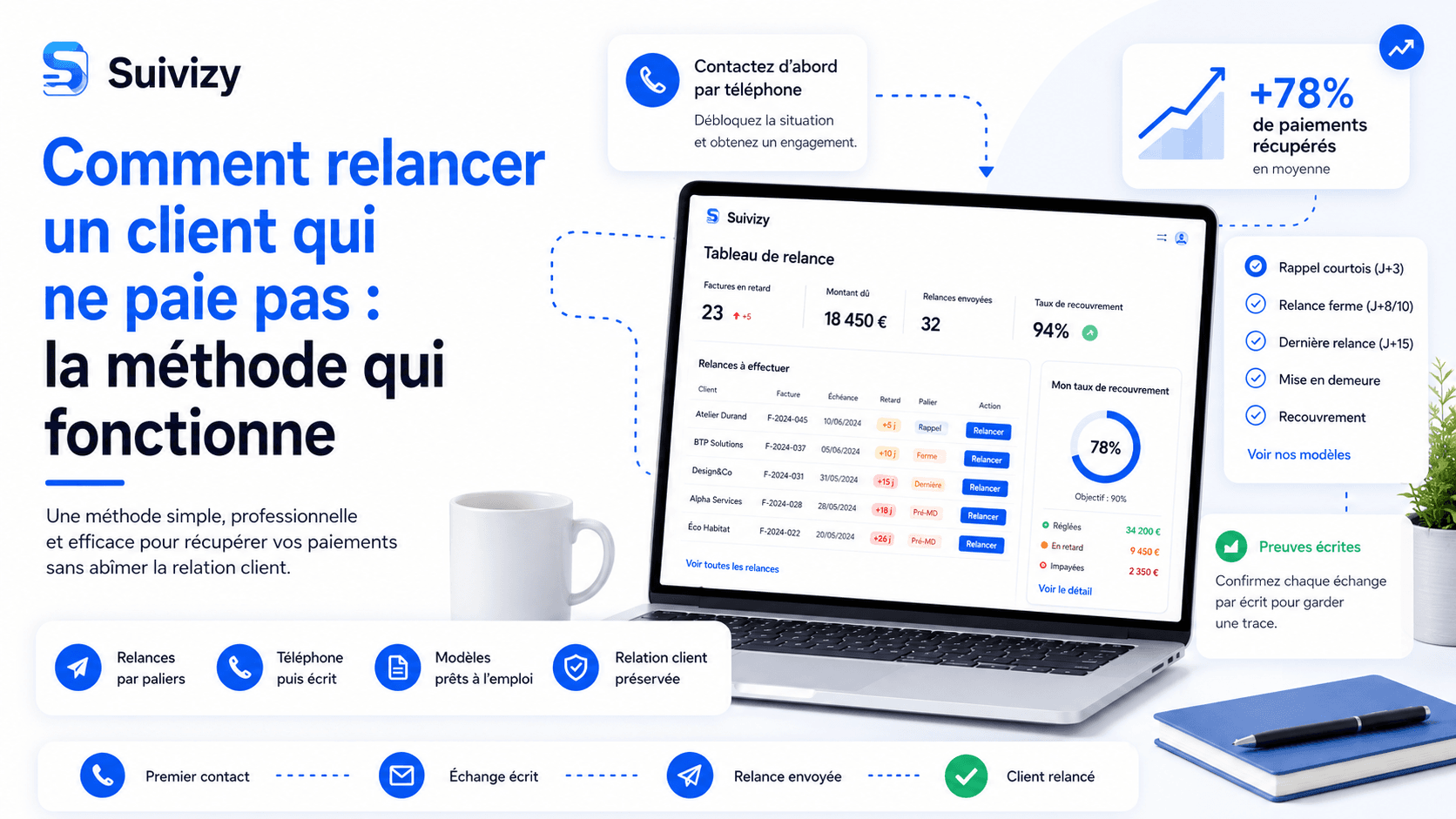 Comment relancer un client qui ne paie pas : la méthode qui fonctionne