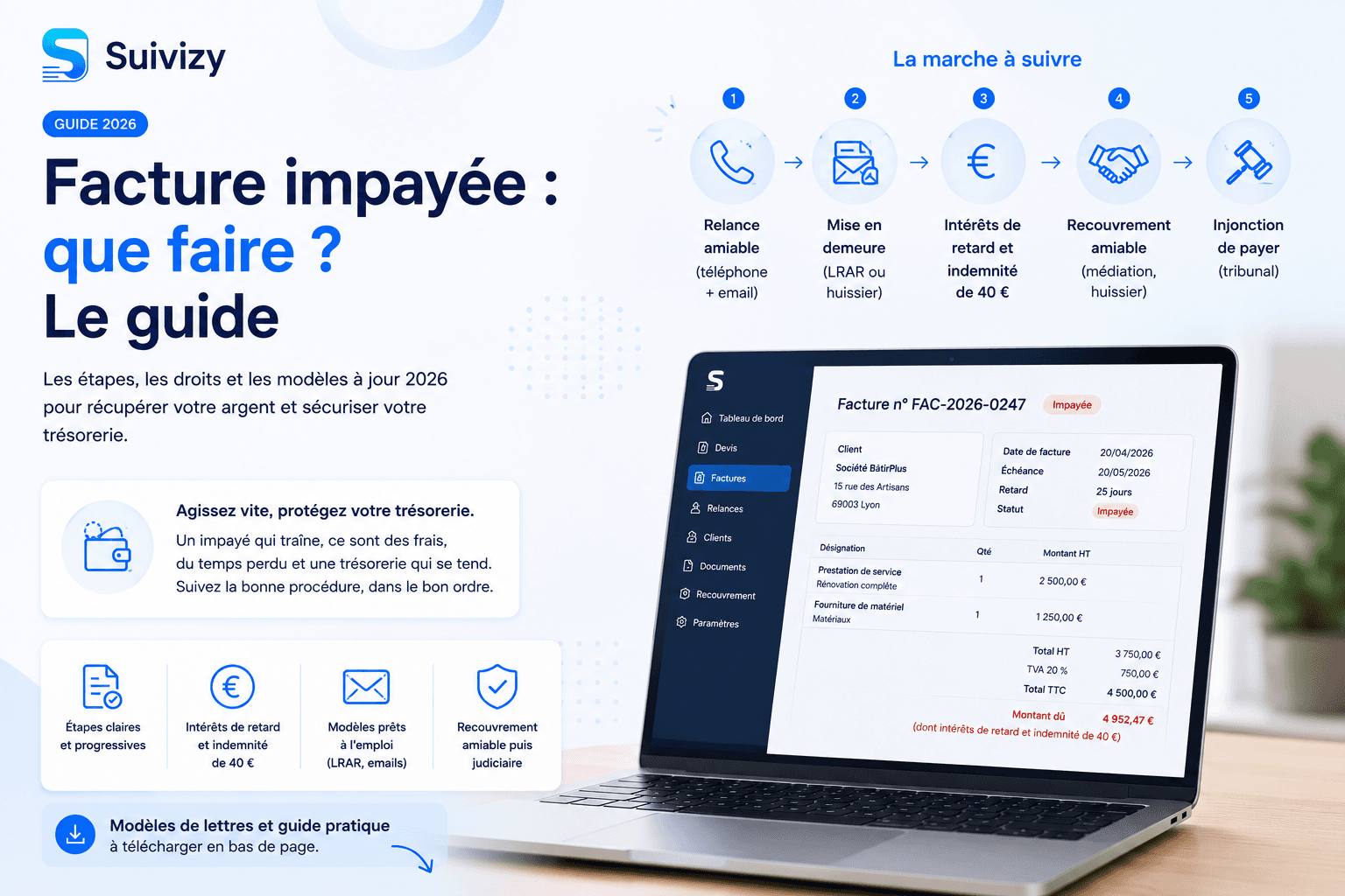 Facture impayée : que faire ? Le guide
