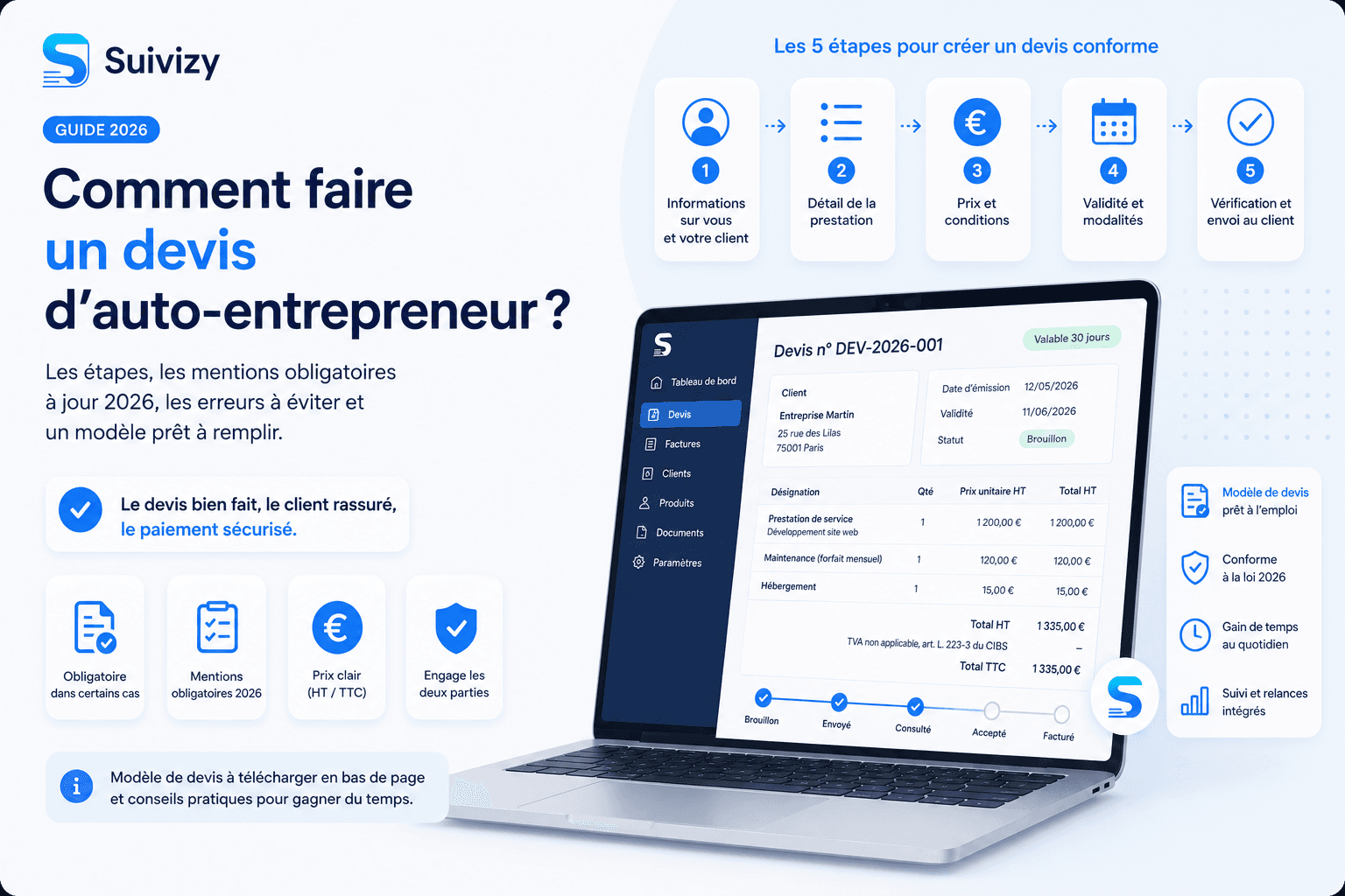 Comment faire un devis d'auto-entrepreneur