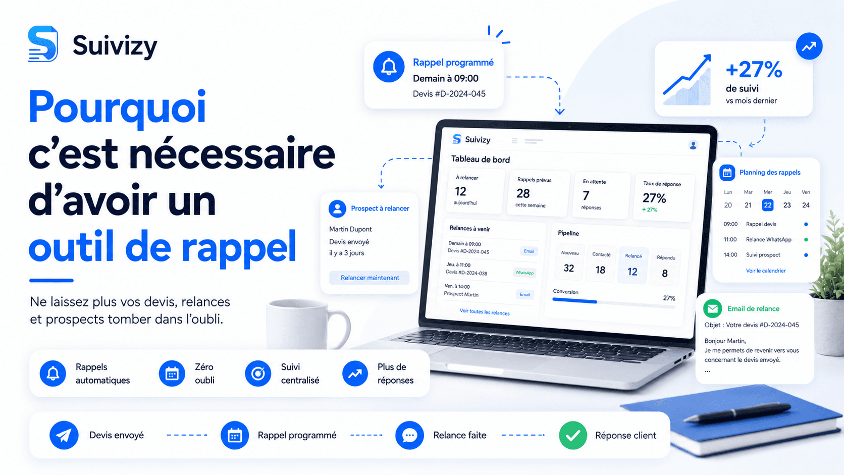 Pourquoi c'est nécessaire d'avoir un outil de rappel